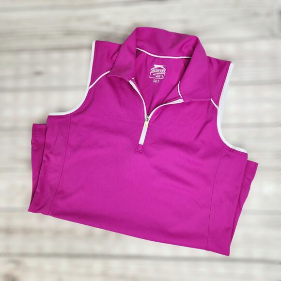 Slazenger Women's Sleeveless Golf Tank Polo Size Small Althetic - Picture 1 of 9